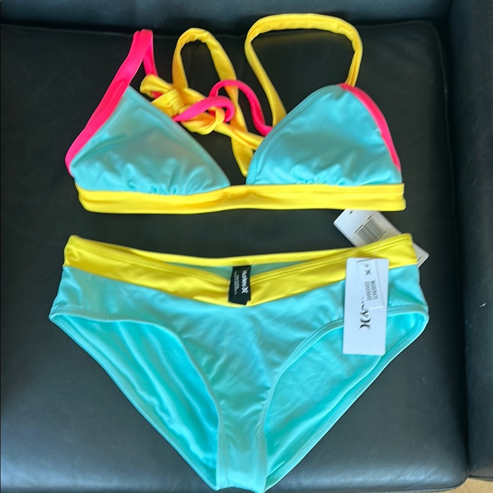 NWT Colorful two piece Bikini Set